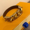 Louis Vuitton men bracelet gold/ silver