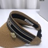 Dior travel half round hat