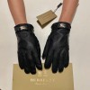 Burberry leather gloves