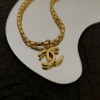Chanel necklace gold 03