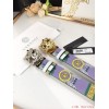 Versace white leather belt