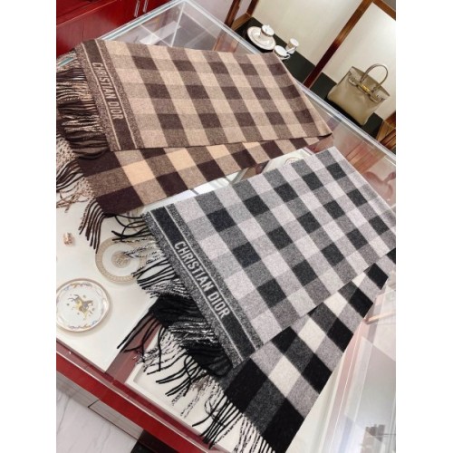 Dior scarf black/ brown