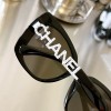 Chanel black side logo sunglasses