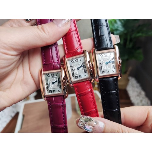 Cartier women watch ( 3 colors)