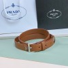 Prada brown belt 2.5cm