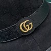 Gucci black round hat