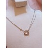 Cartier gold/ rose gold/ silver necklace