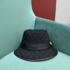 Gucci black round hat