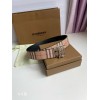 Burberry Men's Silver Tb-logo Belt 3.5cm or 4cm