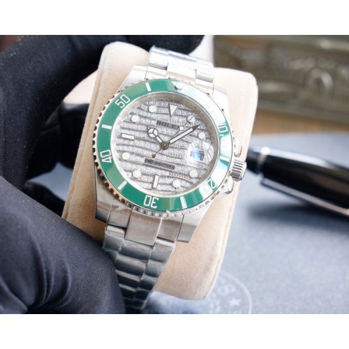 Rolex 40mm silver - green