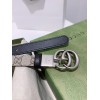 Gucci black 2cm leather reversable