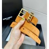 YSL suede belt 3cm