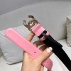 Chanel pink belt 3cm