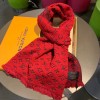 Louis Vuitton scarf red