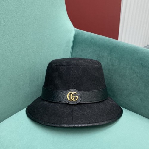 Gucci black round hat