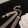 Chanel silver necklace