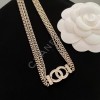 Chanel silver necklace