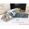 Versace white leather belt