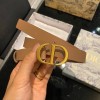 Dior CD brown 2cm belt