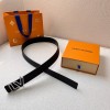 Louis Vuitton LV logo belt 3.5cm