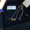 Louis Vuitton necklace hearts