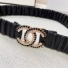 Chanel CC Lambskin Strass Belt