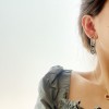 Fendi silver earings