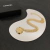 Chanel necklace gold