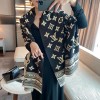 Louis Vuitton scarf black/ gray/ blue