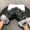 Chanel leather gloves