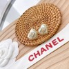 Chanel heart earings