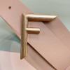 Fendi Fendi First Gold Logo Buckle Beige Belt 6cm