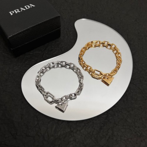 Prada silver / gold bracelet