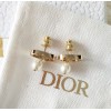 Dior pearl gold earings