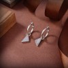 Prada earings white/ black