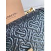 Burberry Small Leather Thomas Crossbody Black Bag