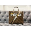 2019 Fendi FF shopping bag brown