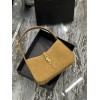 YSL LE 5 À 7 hobo biege leather bag