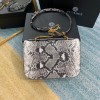 Versace Virtus Shoulder Bag in Snake Skin