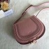 Chloe marcie medium / small pink saddle bag