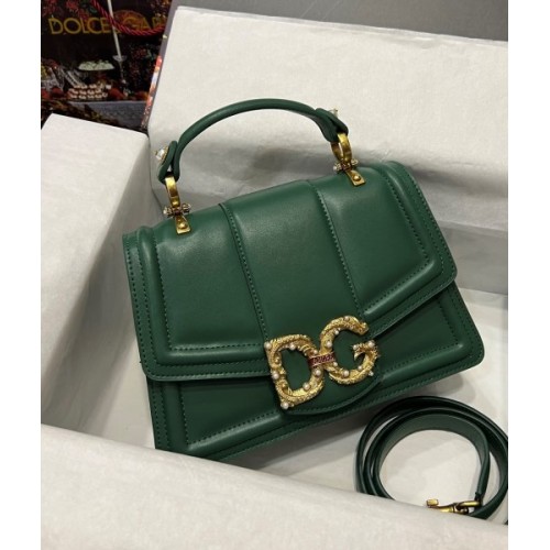 Dolce & Gabbana small green Devotion tote bag