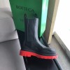 Bottega Veneta Boots in Black/ Red