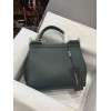 DOLCE & GABBANA Small Green Dauphine Sicily Bag