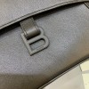 Balenciaga Downtown all black shoulder bag