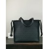 Loewe Cushion Tote Anagram calfskin black small bag