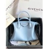 Givency Medium Antigona Soft Bag In Blue Leather