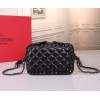 Valentino Garavani One Stud Black Box Bag