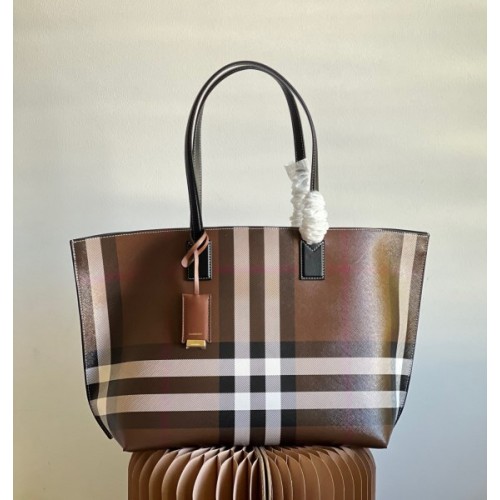 Burberry large tote shopping bag