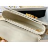 Celine Teen Besace Triomphe white bag