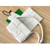 Bottega Veneta Mini Cassette White Leather Bag